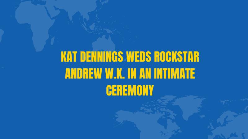 Kat Dennings Weds Rockstar Andrew W.K. in an Intimate Ceremony