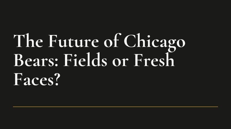 The Future of Chicago Bears: Fields or Fresh Faces?