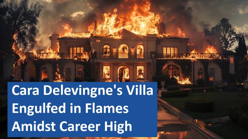 Cara Delevingne's Villa Engulfed in Flames Amidst Career High