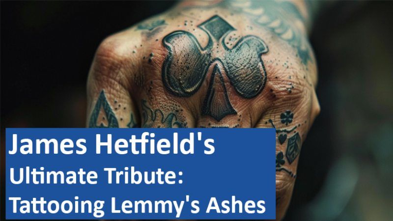 James Hetfield's Ultimate Tribute: Tattooing Lemmy's Ashes