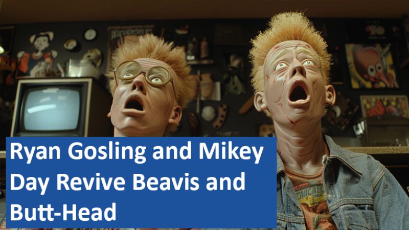 Ryan Gosling and Mikey Day Revive Beavis and Butt-Head