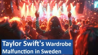 Taylor Swift's Wardrobe Malfunction in Sweden