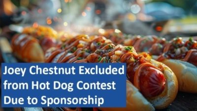 Joey Chestnut Excluded from Hot Dog Contest Due to Sponsorship