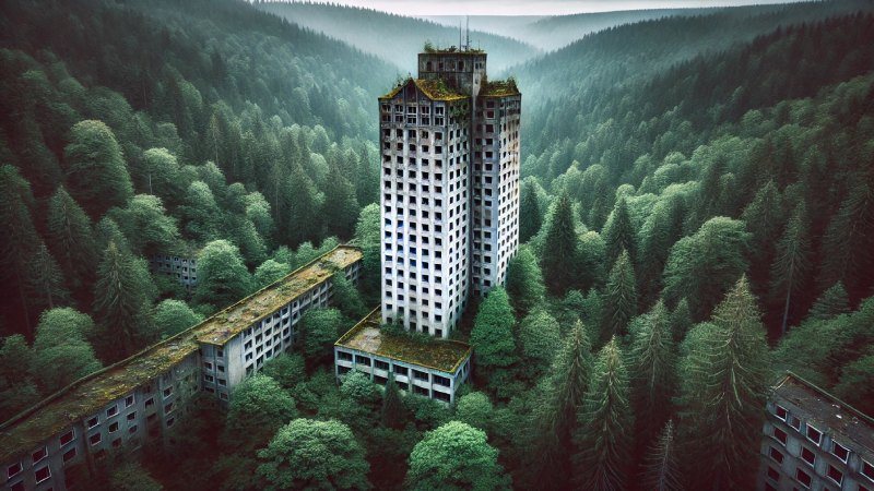 Discovered: Abandoned Hotel in the Forest with Breathtaking Views!