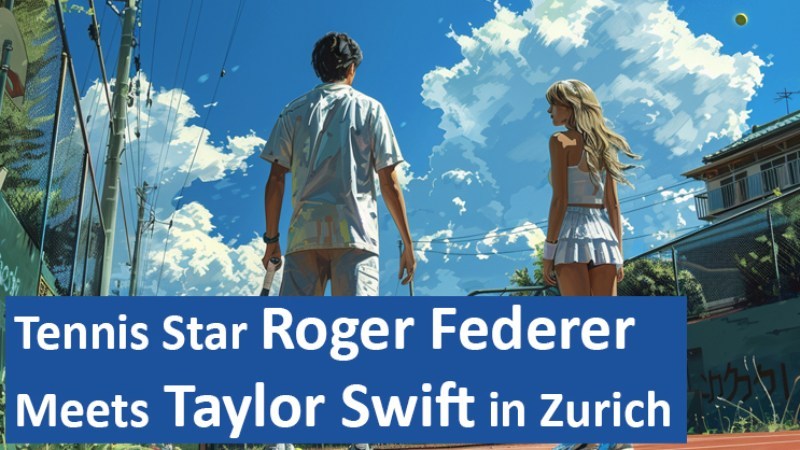 Tennis Star Roger Federer Meets Taylor Swift in Zurich