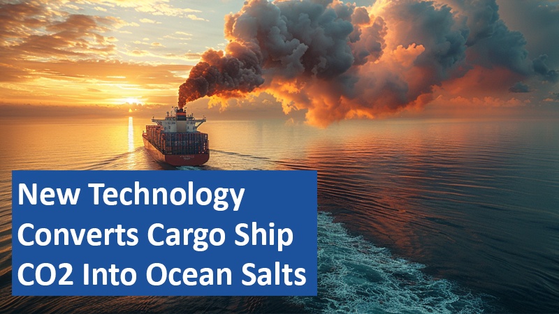 New Technology Converts Cargo Ship CO2 Into Ocean Salts