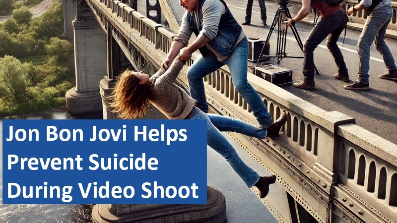 Jon Bon Jovi Helps Prevent Suicide During Video Shoot