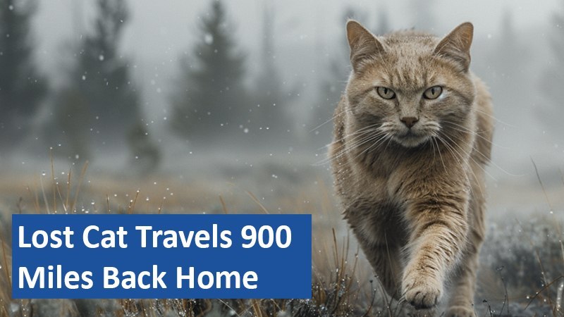 Lost Cat Travels 900 Miles Back Home