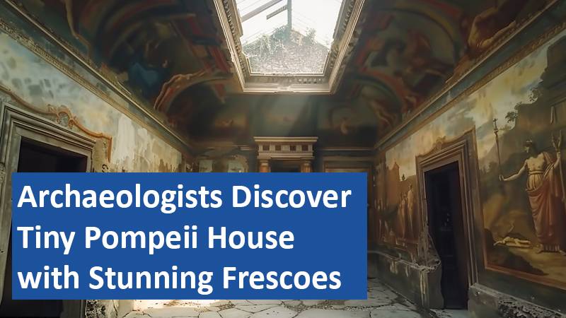 Archaeologists Discover Tiny Pompeii House with Stunning Frescoes