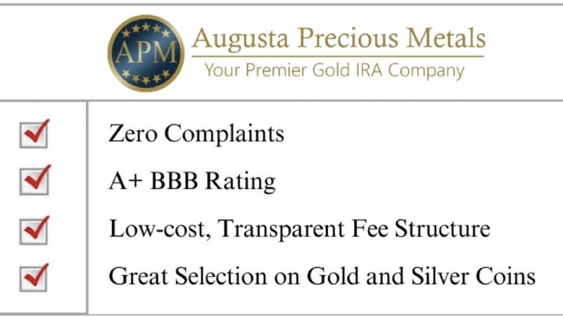 Augusta Precious Metals: Editor's Choice Best Gold IRA Company Overall (4.9/5)