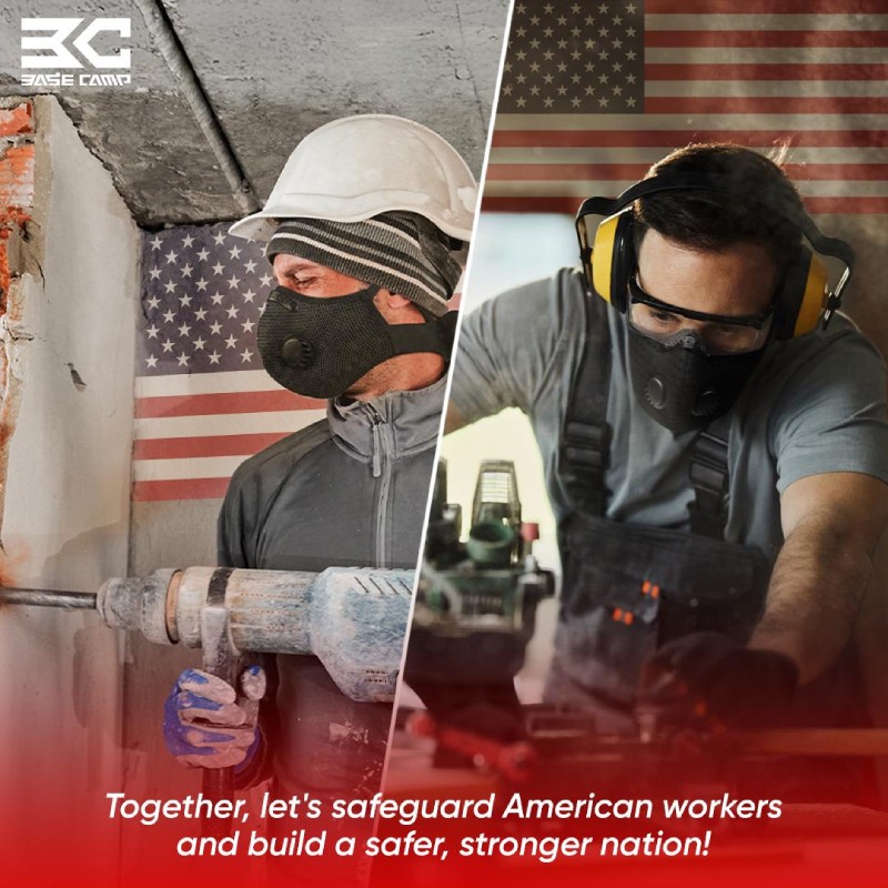 Revitalizing Manufacturing and Worker Safety: A Symbiotic Relationship-BASE CAMP® M Pro Dust Mask Respirator Combo Kit