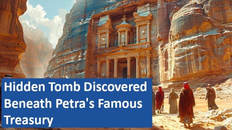 Hidden Tomb Discovered Beneath Petra's Famous Treasury