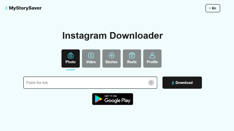 MyStorySaver: Effortless Instagram Downloads