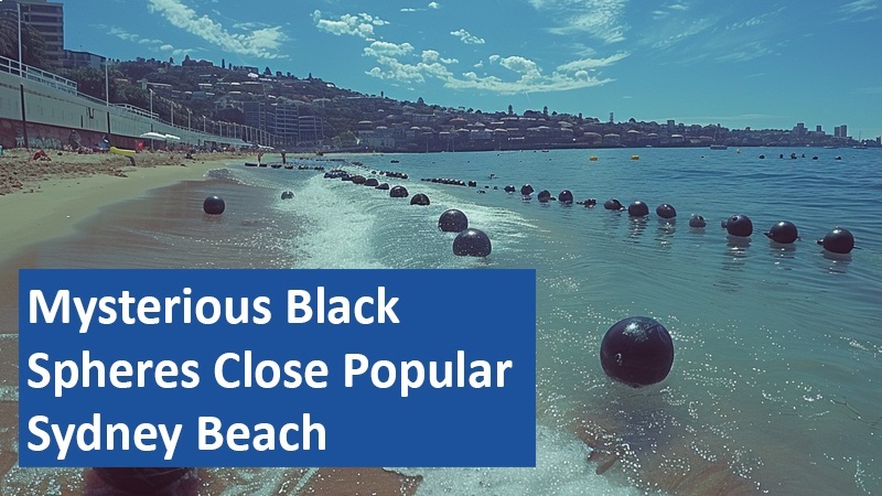 Mysterious Black Spheres Close Popular Sydney Beach