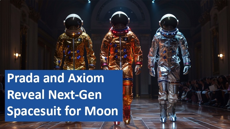 Prada and Axiom Reveal Next-Gen Spacesuit for Moon Mission