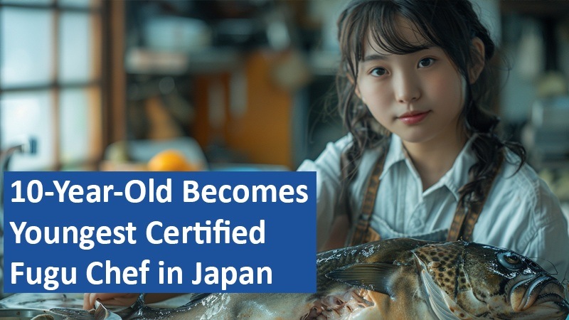 10-Year-Old Becomes Youngest Certified Fugu Chef in Japan