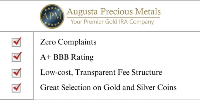 Augusta Precious Metals: Editor's Choice Best Gold IRA Company Overall (4.9/5)