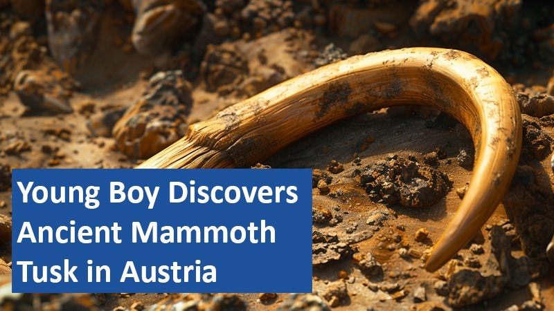 Young Boy Discovers Ancient Mammoth Tusk in Austria