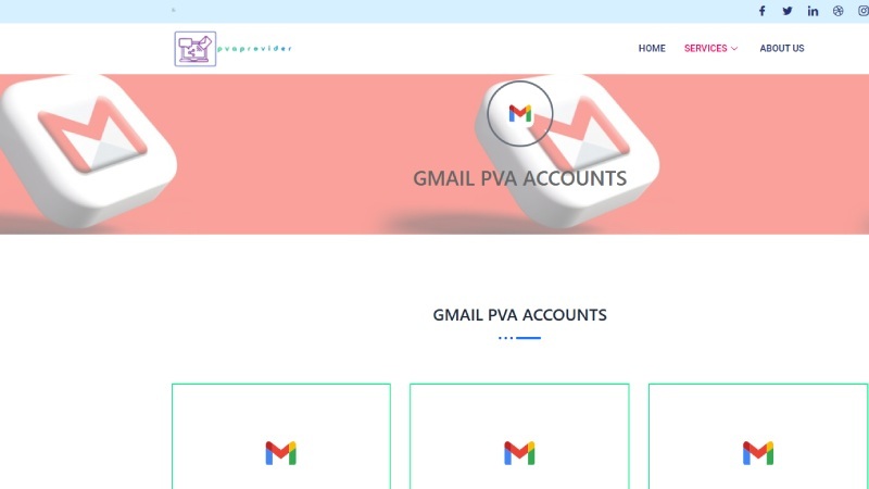 Gmail PVA Accounts bulk-aged-fresh 100% Active Pva Provider