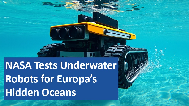 NASA Tests Underwater Robots for Europa’s Hidden Oceans