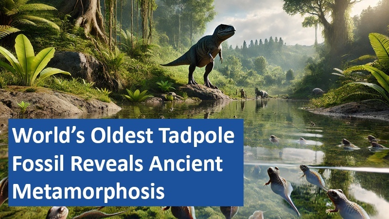 World’s Oldest Tadpole Fossil Reveals Ancient Metamorphosis