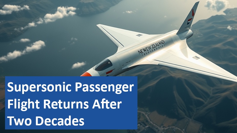 Supersonic Passenger Flight Returns After Two Decades