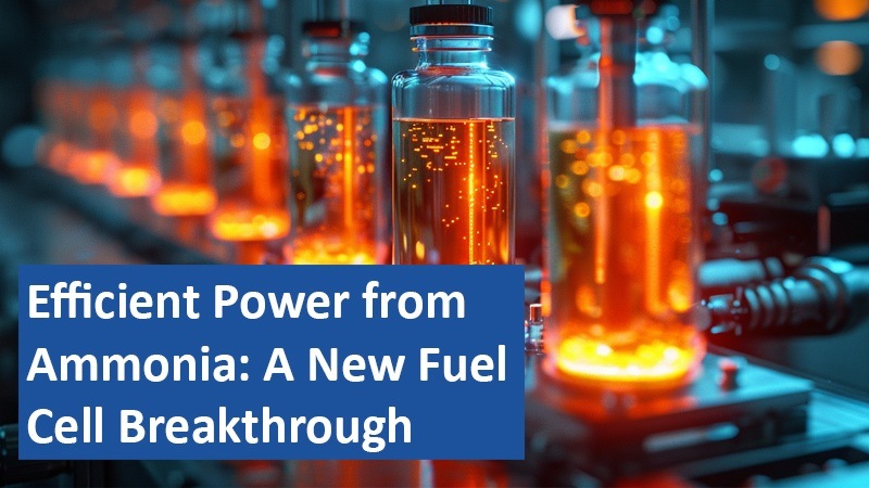 Efficient Power from Ammonia: A New Fuel Cell Breakthrough