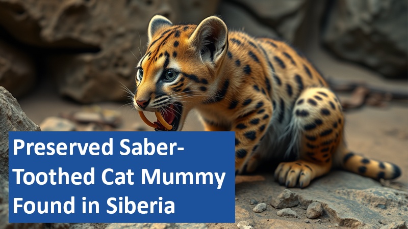 Preserved Saber-Toothed Cat Mummy Found in Siberia