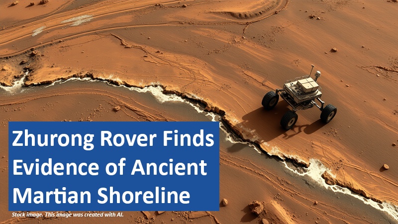 Zhurong Rover Finds Evidence of Ancient Martian Shoreline