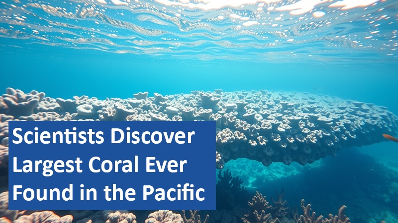 Scientists Discover Largest Coral Ever Found in the Pacific