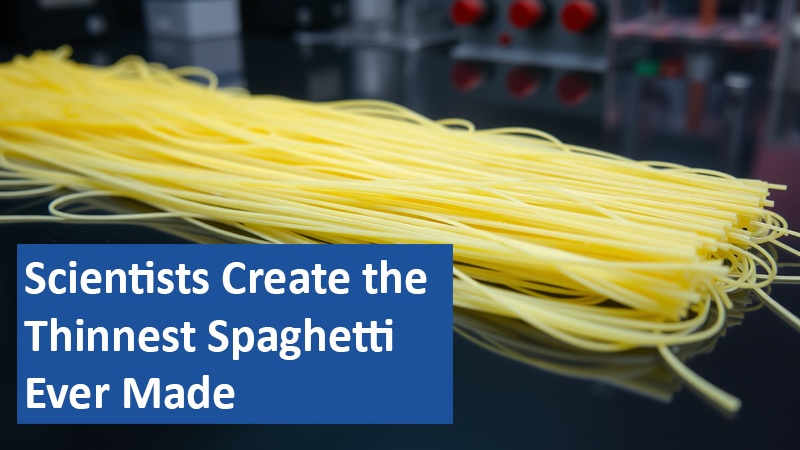 Scientists Create the Thinnest “Spaghetti” Ever Made