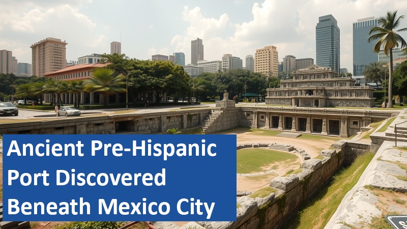 Ancient Pre-Hispanic Port Discovered Beneath Mexico City