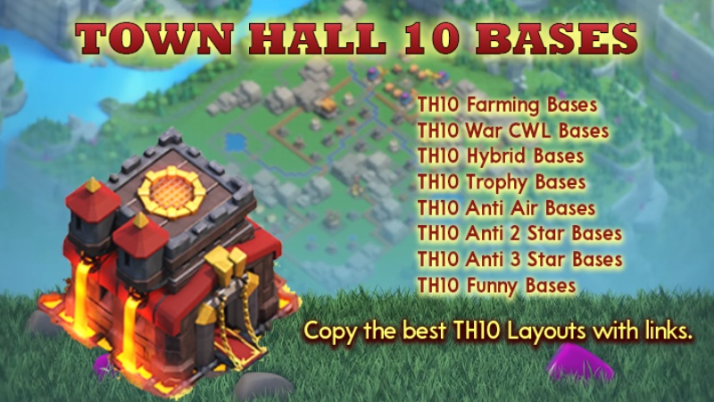 Clash of Clans Town Hall 10 Bases (TH10 Bases)