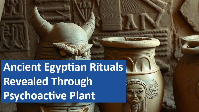 Ancient Egyptian Rituals Revealed Through Psychoactive Plant Residue