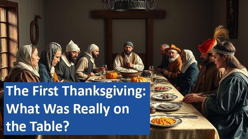 The First Thanksgiving: What Was Really on the Table?