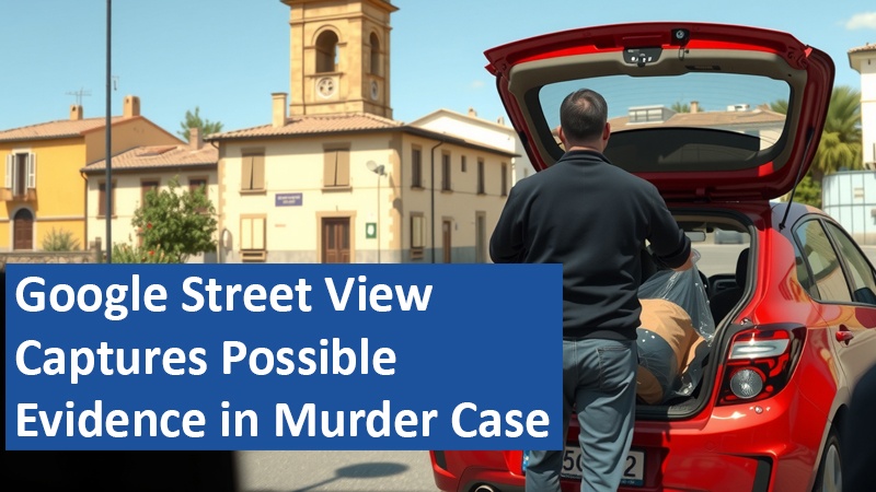 Google Street View Captures Possible Evidence in Murder Case