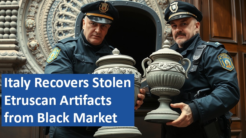 Italy Recovers Stolen Etruscan Artifacts from Black Market