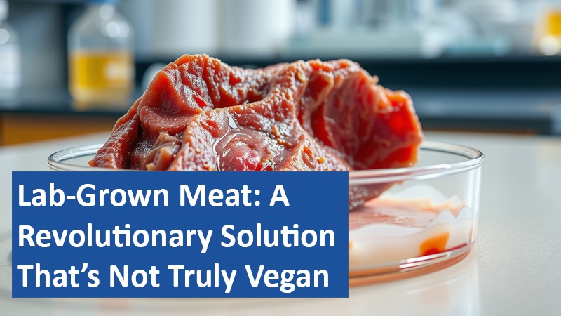 Lab-Grown Meat: A Revolutionary Solution That’s Not Truly Vegan