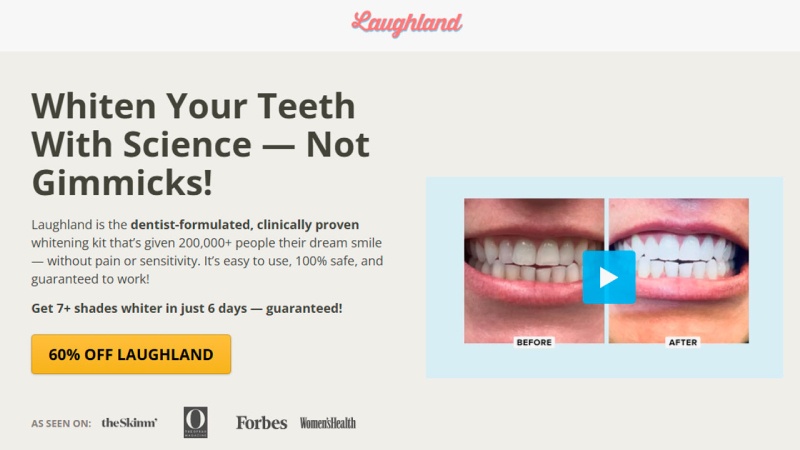 Laughland Review: The Dentist-Designed Kit for a Whiter Smile Without Sensitivity