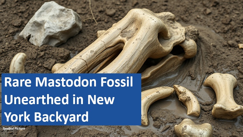 Rare Mastodon Fossil Unearthed in New York Backyard