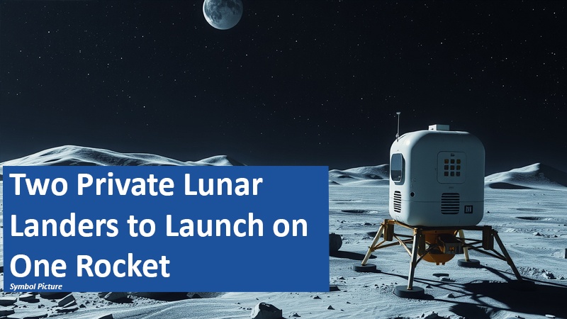 Two Private Lunar Landers to Launch on One Rocket