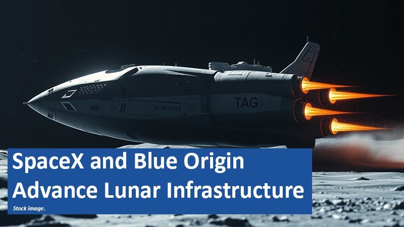 SpaceX and Blue Origin Advance Lunar Infrastructure