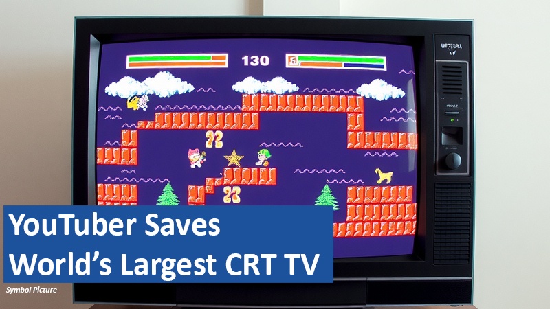 YouTuber Saves World’s Largest CRT TV