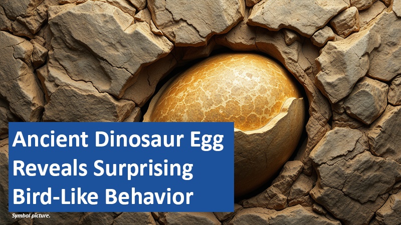 Ancient Dinosaur Egg Reveals Surprising Bird-Like Behavior