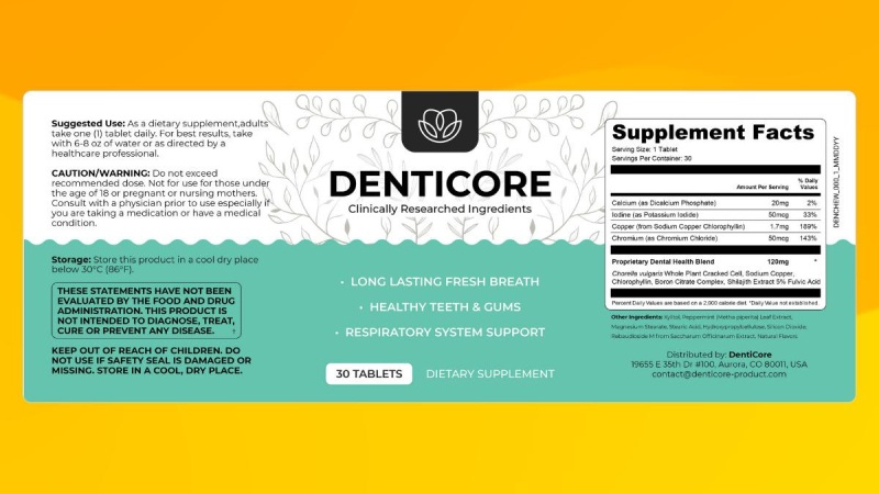 What Is The Recommended Dosage Of DentiCore?