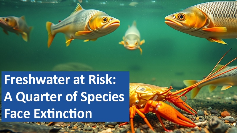 Freshwater at Risk: A Quarter of Species Face Extinction