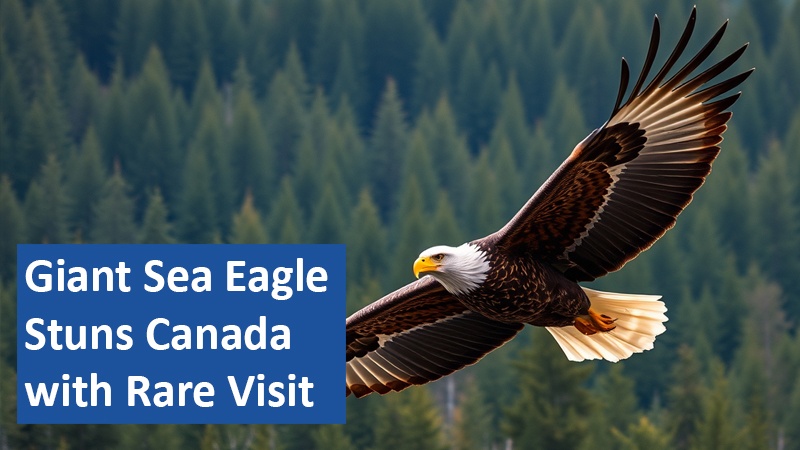 Giant Sea Eagle Stuns Canada with Rare Visit