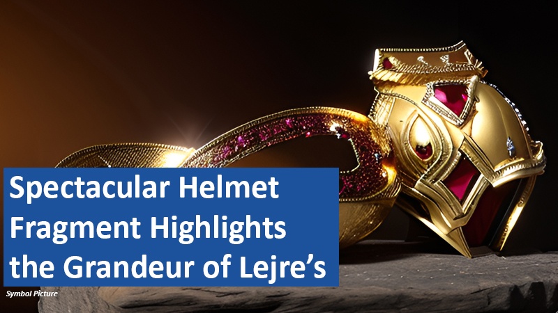 Spectacular Helmet Fragment Highlights the Grandeur of Lejre’s Legendary Kings