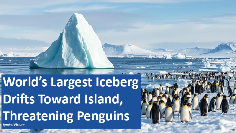 World’s Largest Iceberg Drifts Toward Island, Threatening Penguins