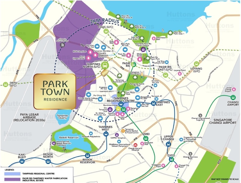 Parktown Residence - An Integrated Development with a Transport Hub, Bar None - map